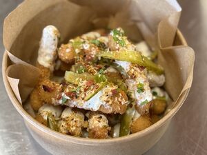 Loaded Halloumi Fries